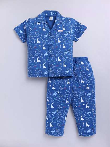 Dollar Boys Printed
                    Shirt with Pyjamas