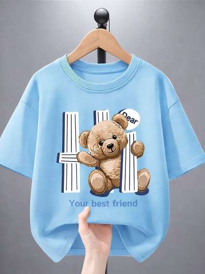 KEESOR Boys Cotton
                      Tshirts