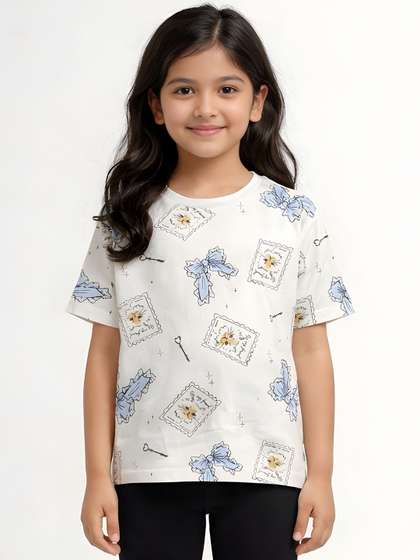 Anthrilo Girls Printed
                    T-shirt