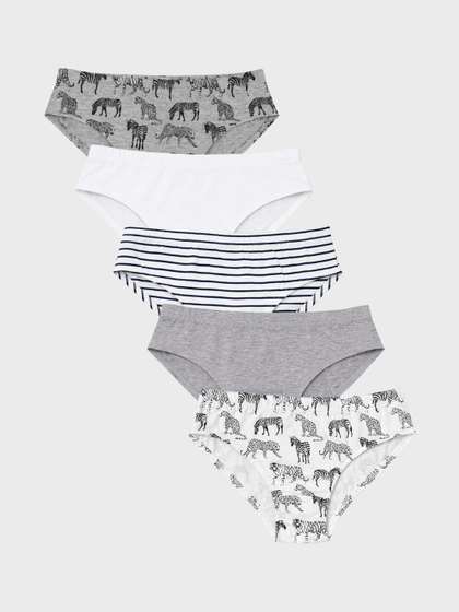 Charm n Cherish Boys
                    Pack of 5 Printed Cotton Basic Briefs