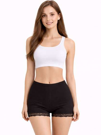 Nicsy Women Lace
                        Assorted Boy Shorts