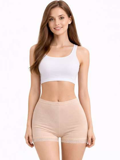 Nicsy Women Lace
                          Assorted Boy Shorts
