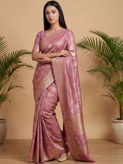 Anouk Mirage Ethnic
                        Motifs Zari Art Silk Banarasi Saree