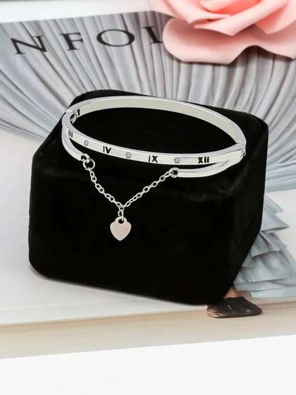 Vembley Women
                          Silver-Plated Cuff Bracelet