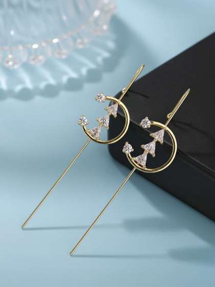 TheVineGirl
                        Geometric Ear Cuff Earrings