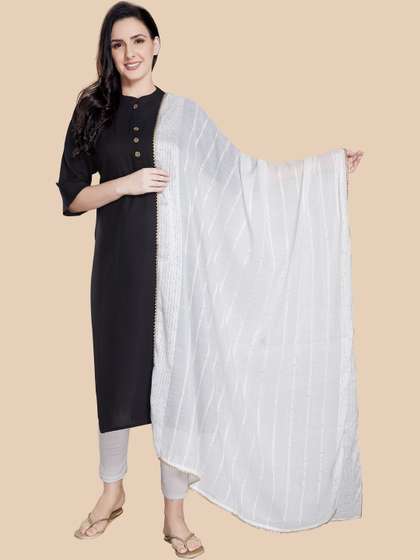 KALINI Woven
                          Design Dupatta with Zari
