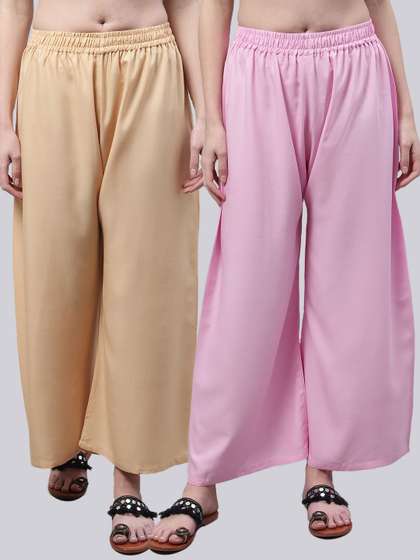 KALINI Women 2
                        Flared Ethnic Palazzos