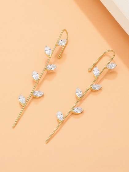 TheVineGirl Leaf
                        Shaped Ear Cuff Earrings