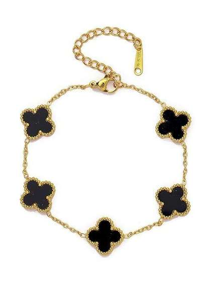 NICE LIFE
                        COLLECTIONS Women Gold-Plated Charm Bracelet