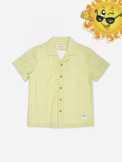 Pantaloons Junior Boys
                    Striped Casual Shirt
