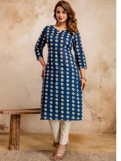 VICENTA Women Floral
                        Printed Kurta
