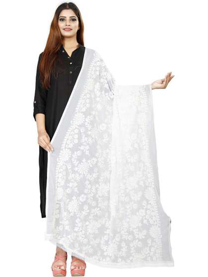 Avni N Anvi
                      Embroidered Dupatta with Chikankari