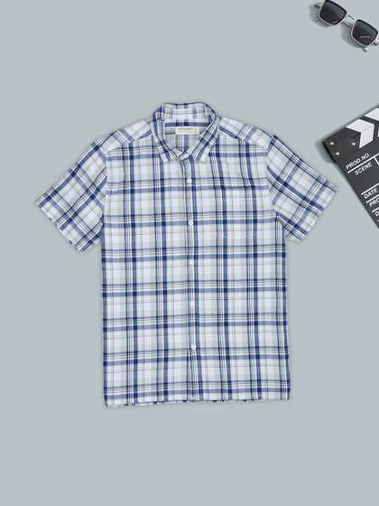 Pantaloons Junior
                        Boys Checked Casual Shirt