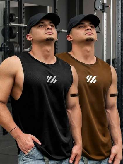 JUMPCUTS Pack of 2
                        Printed Innerwear Vests