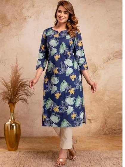 VICENTA Women Floral
                        Printed Kurta