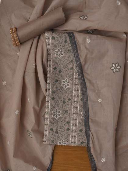 Dhaaga Ghar
                        Embroidered Pure Cotton Unstitched Dress
                        Material