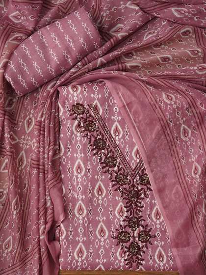 Dhaaga Ghar Printed
                      Pure Cotton Unstitched Dress Material