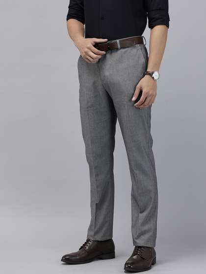 Blackberrys Men Slim
                        Fit Formal Trousers
