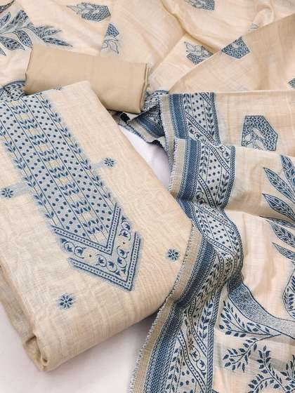 Dhaaga Ghar
                          Printed Pure Cotton Unstitched Dress Material