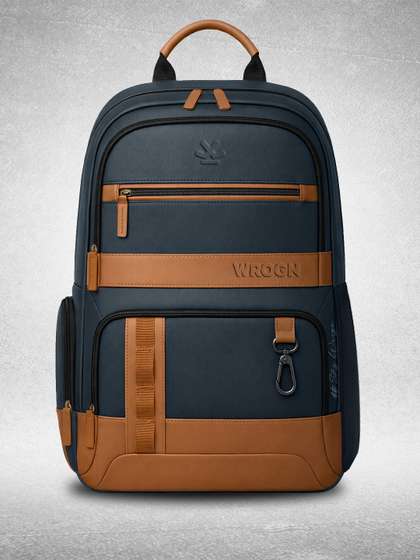 WROGN Unisex Brand
                          Logo Backpack with Anti-Theft