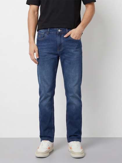 Mast & Harbour
                        Men Straight Fit Stretchable Jeans