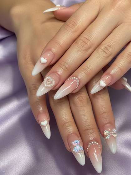 Vembley Set Of 24
                        Stick On Artificial Nails - Pink
