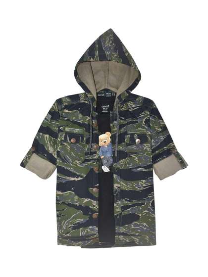 CAVIO Boys Camouflage
                      Lightweight Woven Jacket