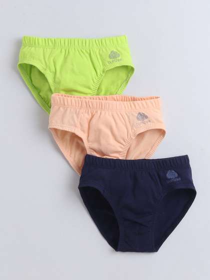 BUMZEE Boys Pack of 3
                    Cotton Basic Briefs
