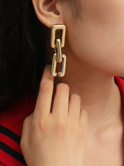 TheVineGirl
                          Geometric Drop Earrings