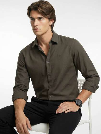 French Connection
                        Spread Collar Pure Cotton Casual Shirt