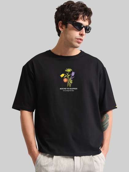 Maniac Men Floral
                        Printed T-shirt