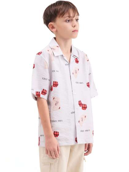 RARE ONES Boys Printed
                    Casual Shirt