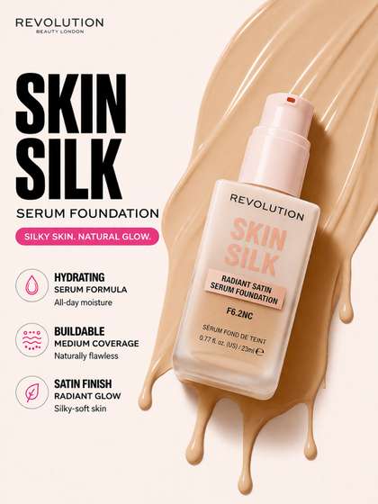 Makeup Revolution
                          London Skin Silk Radiant Satin Serum
                          Foundation 23ml - F6.2NC