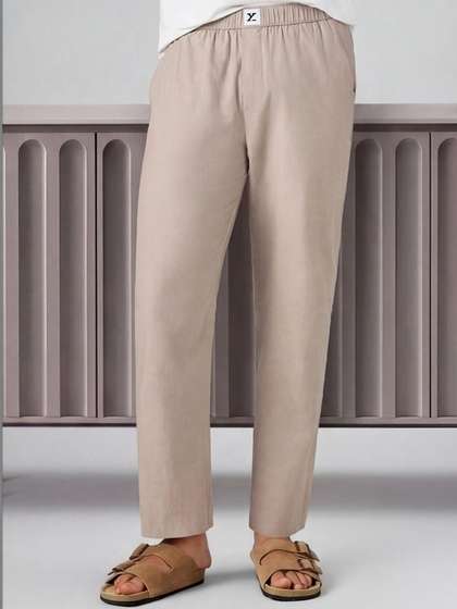 XYXX Men Solid
                        Cotton Ultra-Breathable Chambray Pyjamas