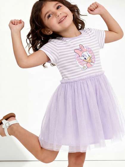 max Striped Fit &
                    Flare Dress