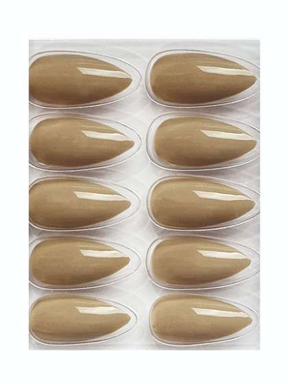 shills professional
                        Set Of 10 Reusable Press-On False Nails Kit -
                        Beige Spn643
