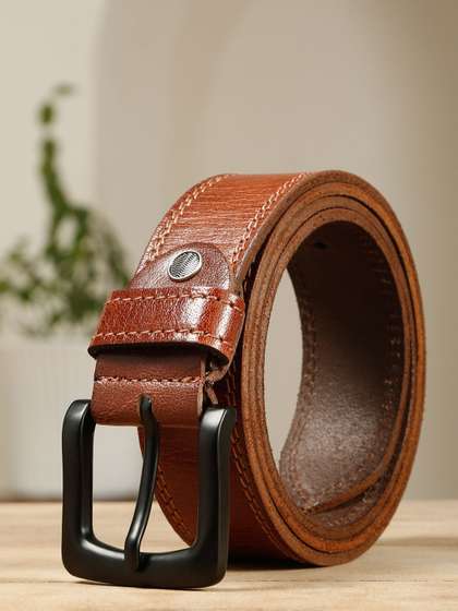 Teakwood Leathers Men
                    Textured Leather Belt