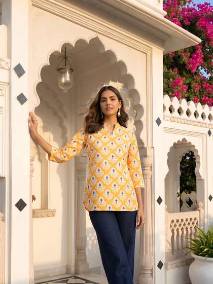 Anouk Rustic Ethnic Motifs Print Kurti