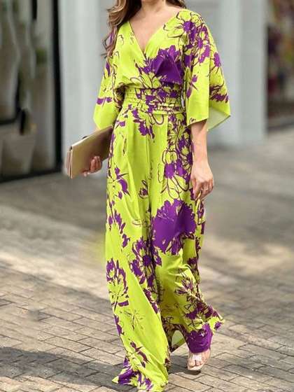 StyleCast Printed
                        Basic Jumpsuit