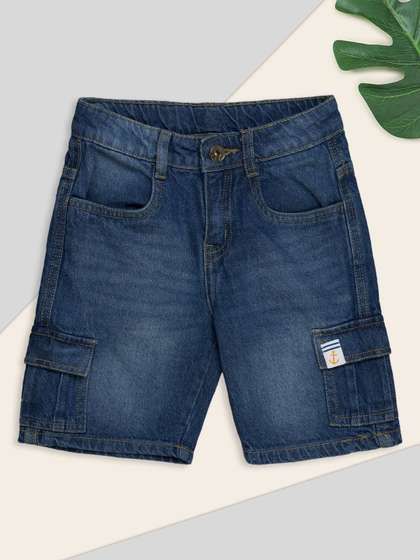 Pantaloons Junior Boys
                    Washed Cargo Shorts Technology
