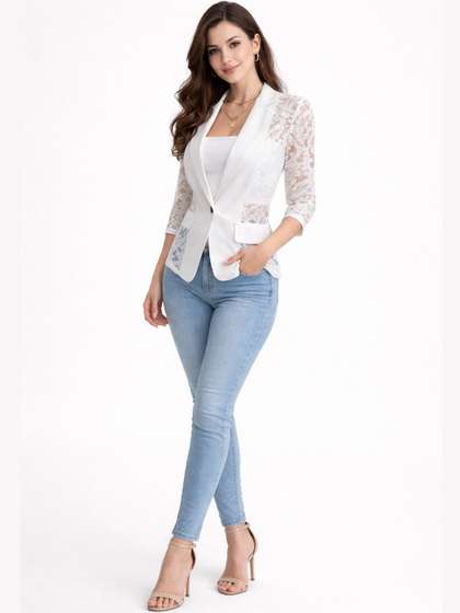 Suo Notched Lapel
                        Single Breasted Blazer