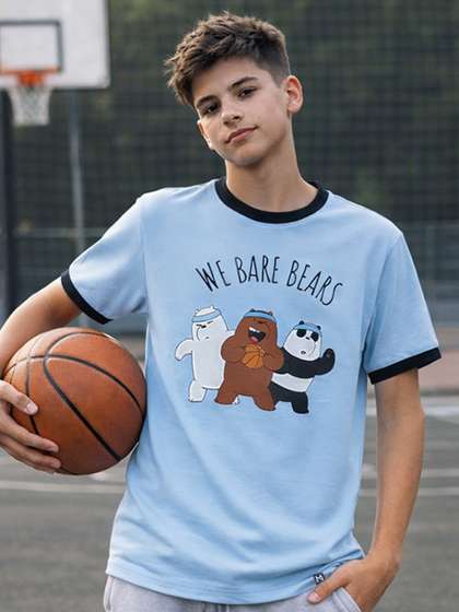 YK X Minute Mirth Boys
                    Wb Printed Tshirts