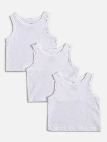 MINI KLUB Boys Pack of 3
                    Assorted Cotton Undershirt