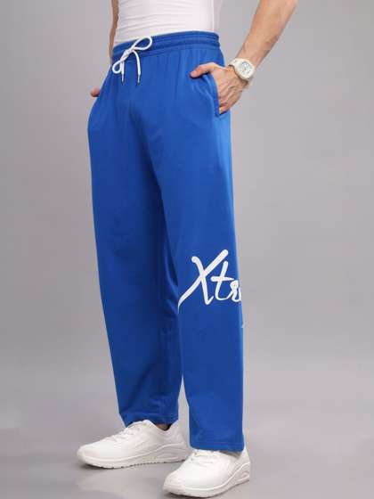XTREMEX Men Pure
                        Cotton Signature Blue Straight Fit Printed
                        Joggers