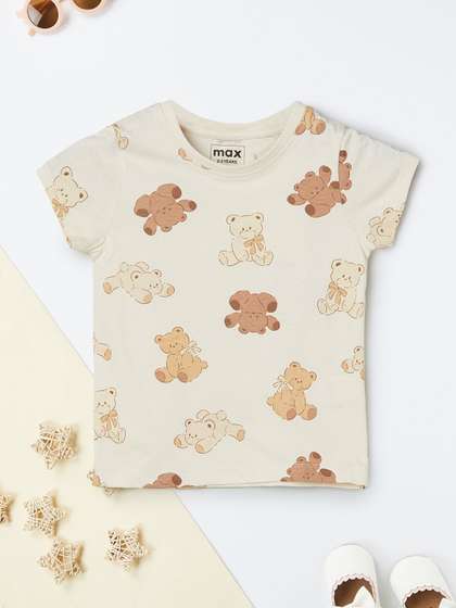 max Girls Printed
                    T-shirt