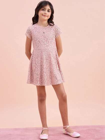 U.S. Polo Assn. Kids
                    Floral Print A-Line Mini Dress