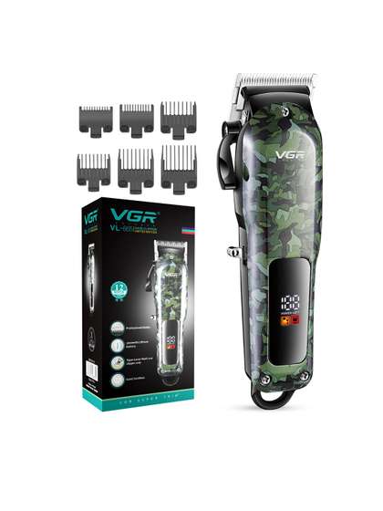 VGR VL-665 Barbers
                      Choice Salon Hair Clipper with 180 Min Runtime
                      & 6 Length Settings