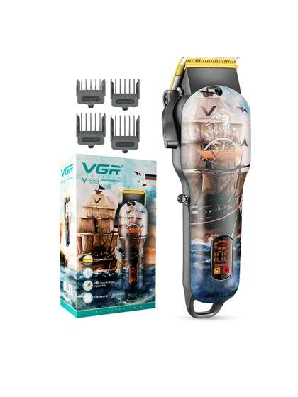 VGR Men V-689
                      Corded-Cum-Cordless Hair Clipper - Black