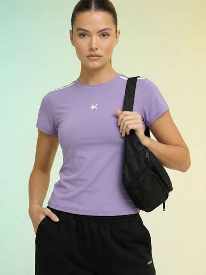 HRX by Hrithik
                        Roshan Slim Fit Round Neck T-shirt