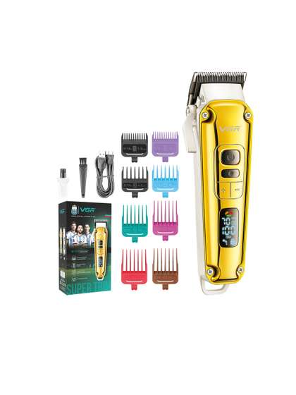 VGR V-006 LED &
                      RPM Display Trimmer with 250-Min Runtime & 9
                      Length Settings - Gold